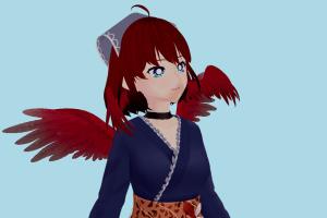 Melodic Noodles vrm, vrm models, vrchat, booth, female, girl, female, hentai, characters, animated, rigged